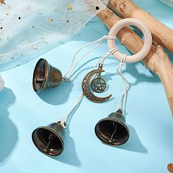 Pendentif cloche de fer décoration&nbsp;HJEW-JM02484