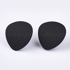Sprühlackierte Eisen-Ohrstecker&nbsp;X-IFIN-S703-15A