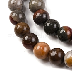 Natürliches Bild Jaspis Perlen Stränge&nbsp;G-H037-A01-02
