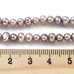 Brins de perles de culture d'eau douce naturelles&nbsp;PEAR-C003-08D