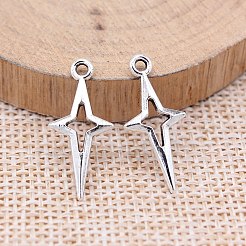 Tibetischer stil Aluminium Anhänger & Charms&nbsp;FIND-PW0006-02AS