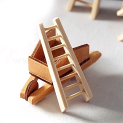Ornements miniatures d'escaliers en bois&nbsp;PW-WG14056-01