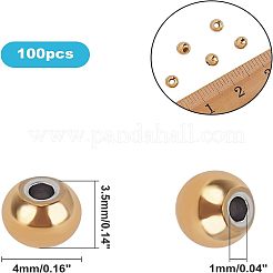 Perles d'espacement en acier inoxydable 304&nbsp;STAS-UN0007-18G