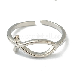 Messing Manschettenringe&nbsp;RJEW-L100-002