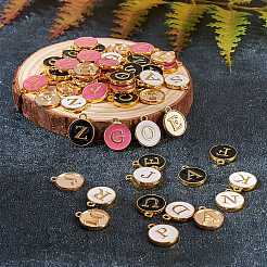 Legierung Emaille Anhänger / charms&nbsp;ENAM-SZ0001-06-RS