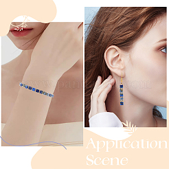 2 Strang natürliche Lapislazuli-Perlenstränge&nbsp;G-PA0001-71