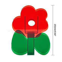 Plastikvase in Blumenform&nbsp;DIY-WH0227-16