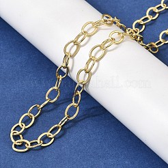 Colliers à chaîne en laiton de 6.5 mm pour femmes&nbsp;NJEW-F366-05A