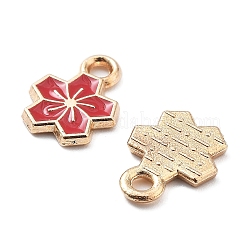 Legierung Emaille Anhänger / charms&nbsp;ENAM-S022-01E