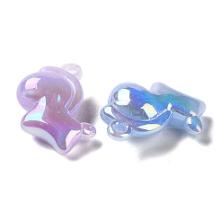 Pendentifs acryliques de placage uv lumineux&nbsp;X-PACR-E003-05