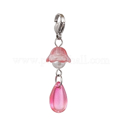 5 decoración colgante de vidrio de 5 colores.&nbsp;HJEW-JM02905