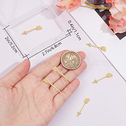 8 Stück Messing Pavé klar Zirkonia Verbinder Charms&nbsp;KK-BBC0010-13G
