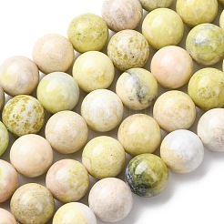 Chapelets de perles en jade citron naturel&nbsp;G-H343-D01-12mm-B