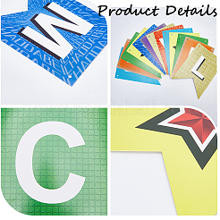 2 Sätze 2 Stile Willkommen zurück & Schulbedarf Papierbanner&nbsp;DIY-GF0008-73