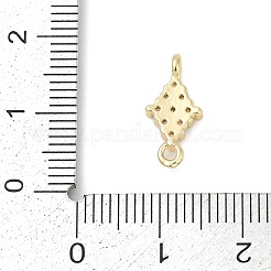 Verbindungsanhänger mit Mikropavé aus Messing mit durchsichtigen Zirkonia-Steinen&nbsp;LS-KK-Z094-08G-03