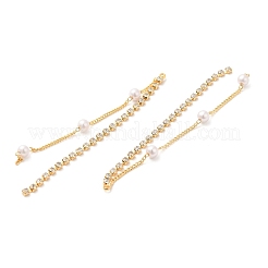 Messing-Strass-Quaste große Anhänger&nbsp;KK-F860-38G