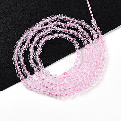 Chapelets de perles en verre transparente  &nbsp;GLAA-H021-03-22