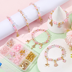Kit para hacer pulseras con temática de baile&nbsp;AJEW-SC0031-11