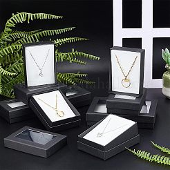 Rechteck valentinstag präsentiert Pakete Karton Schmuck-Set-Boxen&nbsp;CBOX-NB0001-04