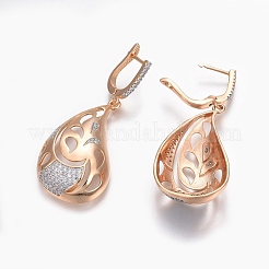 Messing micro pave Zirkonia Schmucksets&nbsp;SJEW-F189-05KCG