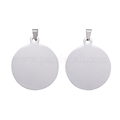 Pendentifs en acier inoxydable 304 résistant au ternissement&nbsp;STAS-I140-01B-S