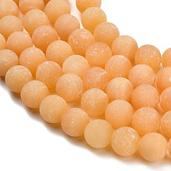 Brins de perles de calcite jaune naturelle&nbsp;GG-CBAA3AB-01-14mm