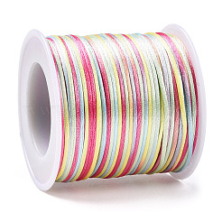 Cordons en satin de queue de rat en nylon teint par segment&nbsp;NWIR-A008-01L