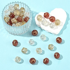 60pcs Plattierung Acrylperlen&nbsp;OACR-YW0003-92
