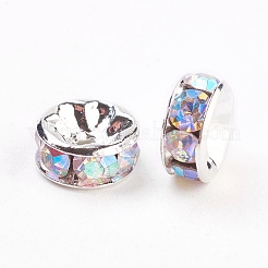 Messing Strass Zwischen perlen&nbsp;X-RB-A014-Z8mm-28S-NF
