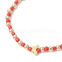 Stretch-Armbänder aus Glasperlen im Bohème-Stil&nbsp;BJEW-JB11800-01