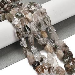 Natürlichen grünen lodolite Quarzperlen Stränge&nbsp;G-P497-01E-05