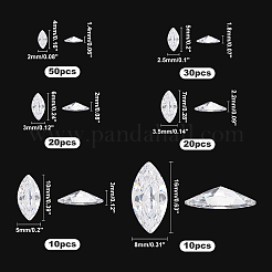 Cabochons pointed back zirconi&nbsp;ZIRC-PH0001-05