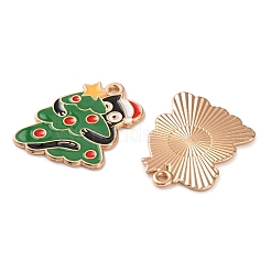 Noël alliage thème pendentifs émail&nbsp;ENAM-Z022-03D