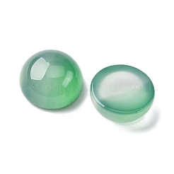 Cabuchones de ágata de ónix verde natural&nbsp;G-K348-07A-01