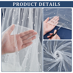 2 Stück Nylon-Spitzenstoff&nbsp;DIY-PH0029-43A