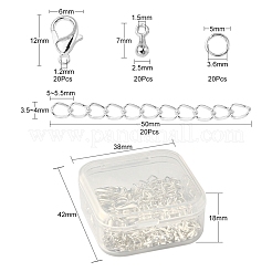 Bausatz zum Selbermachen der Endkette&nbsp;DIY-YW0005-55S