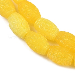 Fili di perline intagliate di corallo sintetico&nbsp;CORA-M001-18