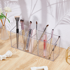 Boîte de rangement en plastique transparent à 6 emplacement&nbsp;CON-WH0085-98
