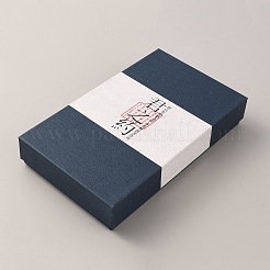 Marque-page rectangle en bois&nbsp;OFST-WH0002-20