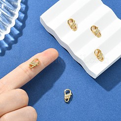 BHs mit Mikropavé-Fassung aus klaren Zirkonia und Karabinerverschluss&nbsp;XGRQ5F541-794G