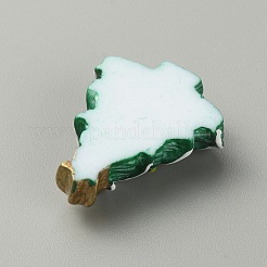 Cabochons en résine opaque sur le thème de Noël&nbsp;LS-RESI-WH0029-33A