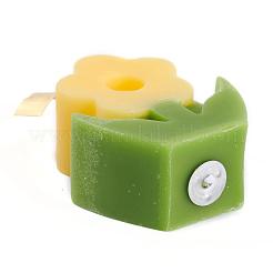 Candele senza fumo aromaterapia a forma di fiore&nbsp;DIY-C001-02G