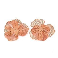 Capuchons de perles en fer peints au pistolet&nbsp;IFIN-Z004-02D