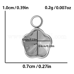 Configuración de cabujón colgante de acero inoxidable 304&nbsp;PW-WG002AB-06
