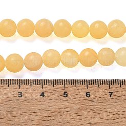 Natürliche gelbe Jade Perlen Stränge&nbsp;GG-CBA391B-04