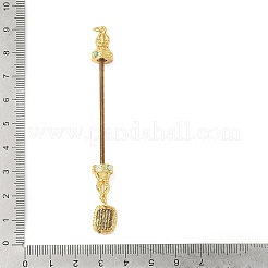 Ganci a vite in ottone&nbsp;KK-NH0008-03AG