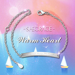 Bracelets d'identification inspirants en laiton&nbsp;JB541A