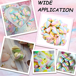 18 Stück künstliches Marshmallow-Modell aus Kunstharz&nbsp;DIY-SC0030-89