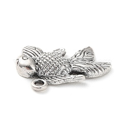 Tibetischer stil Aluminium Anhänger & Charms&nbsp;LS-PALLOY-P293-092AS