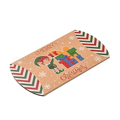 Boîtes d'oreiller de bonbons en carton sur le thème de noël&nbsp;CON-G017-02G